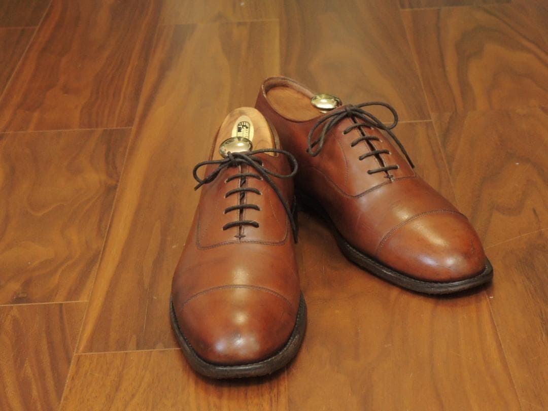 美品　18万円　チャーチ　超定番ストレートチップ　コンサル　UK7.5　JP26