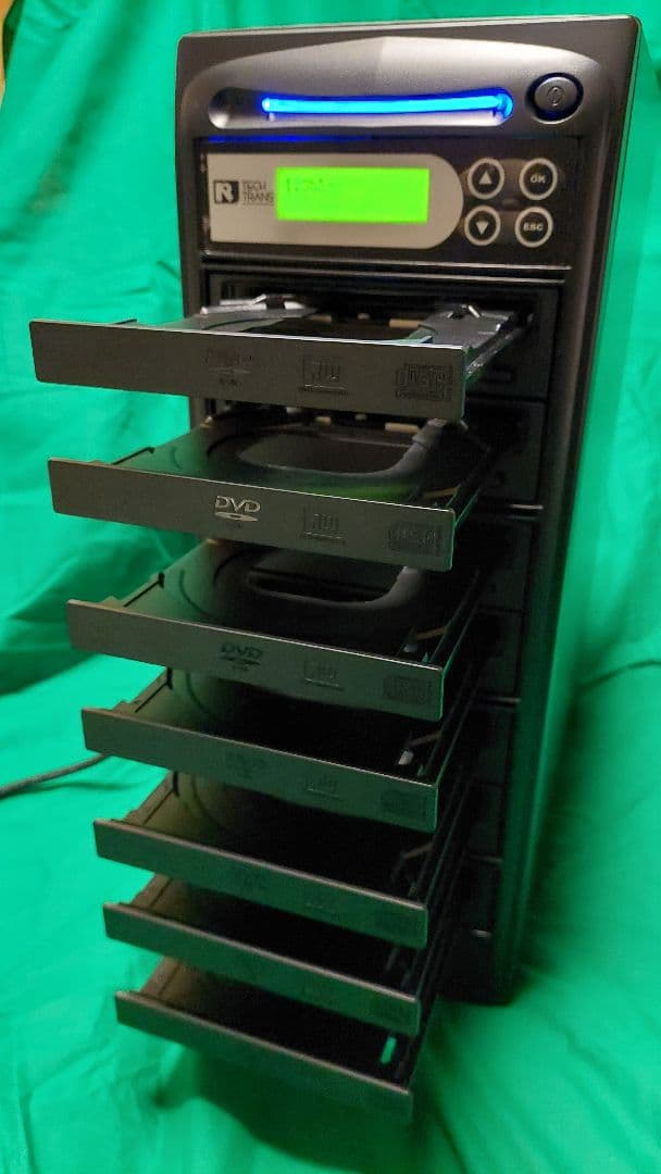 DRP-シリ-ズ　　　　　　　CD/DVD HDD-7ドライブ複製器