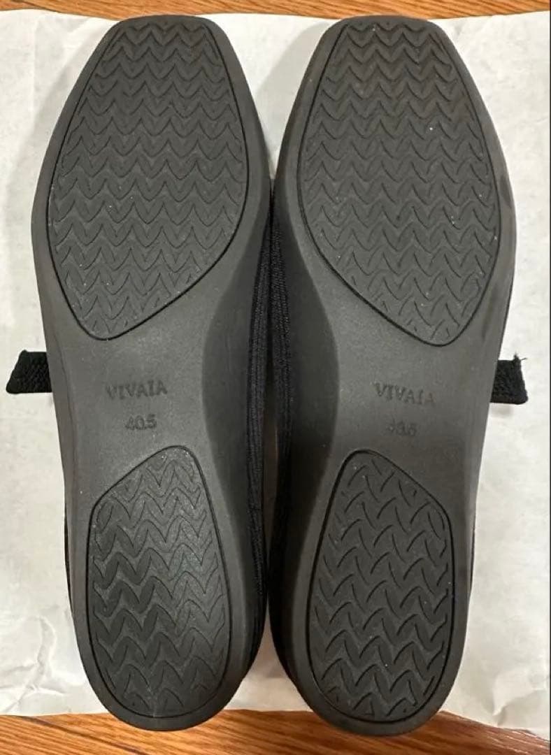 VIVAIA スクエアトゥ メリージェーン フラットシューズ