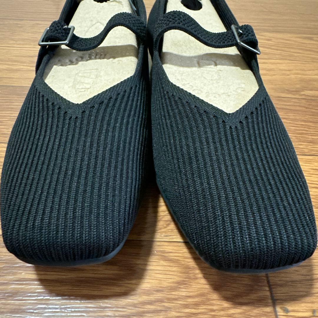 VIVAIA スクエアトゥ メリージェーン フラットシューズ