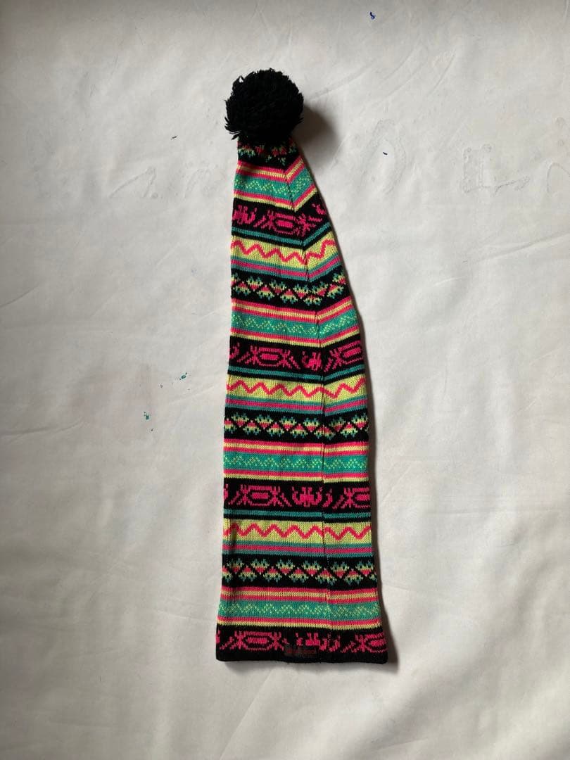 珍品↑ Italy製 Picaso とんでもなく長いニット帽