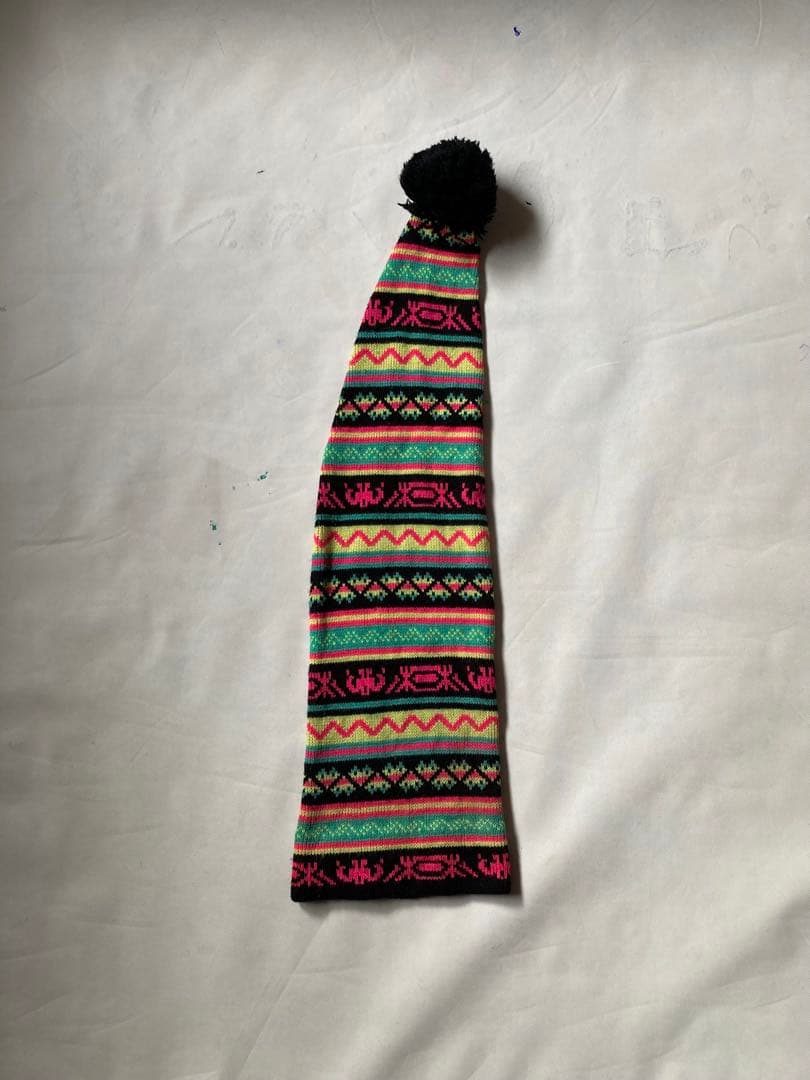 珍品↑ Italy製 Picaso とんでもなく長いニット帽