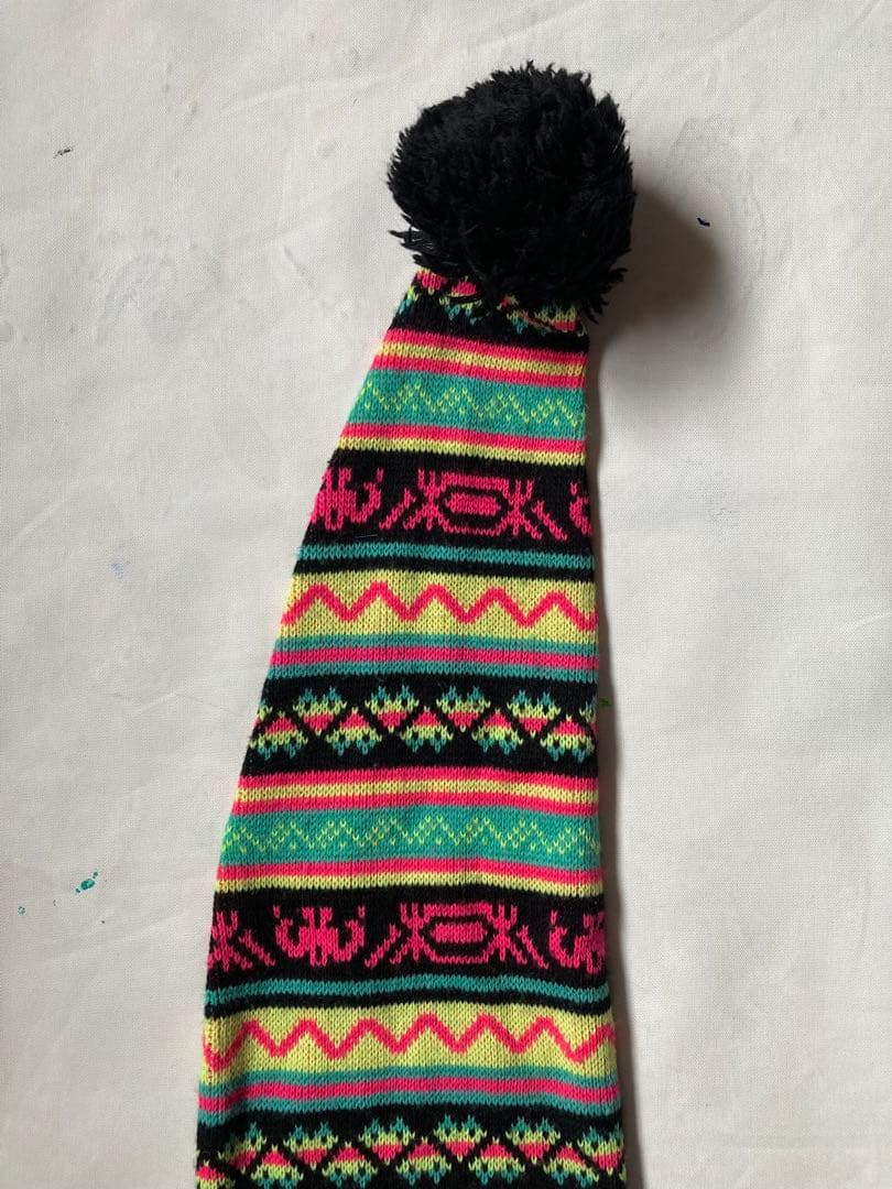 珍品↑ Italy製 Picaso とんでもなく長いニット帽