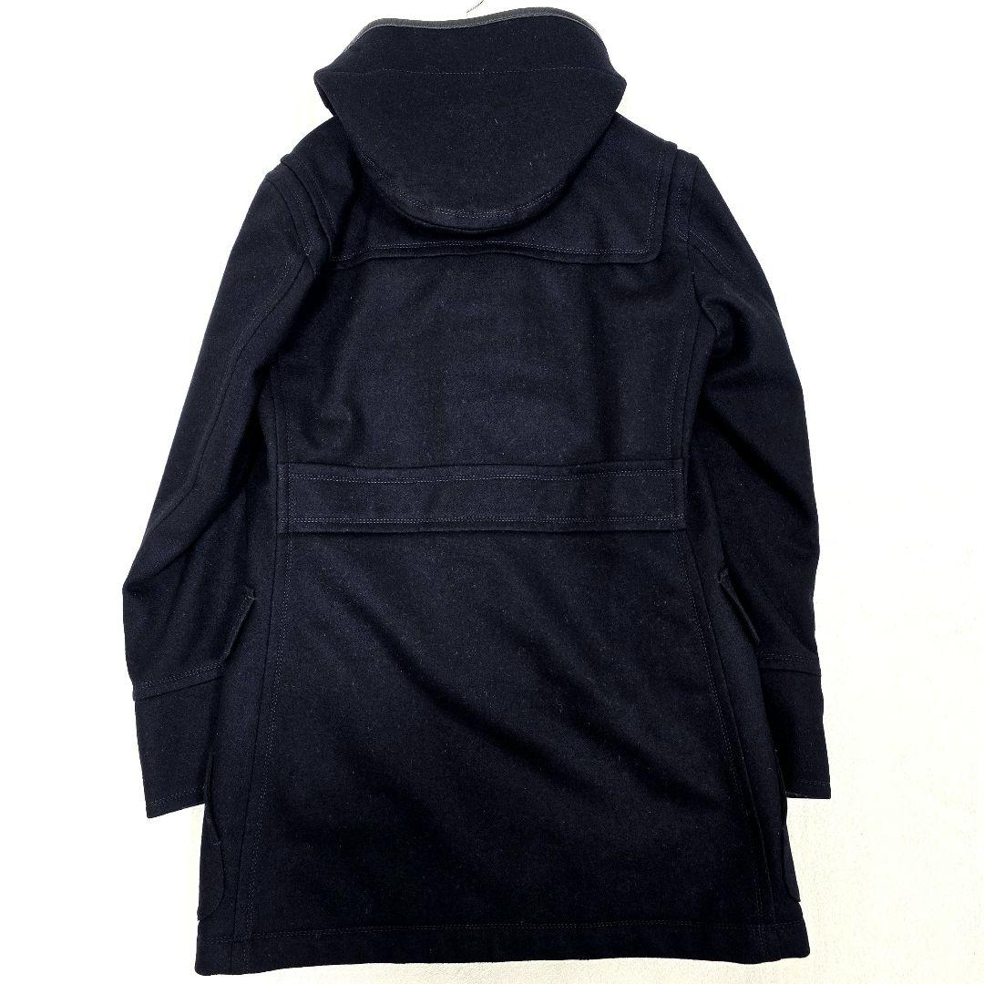 ラブレス ナポレオンコート カシミヤ ダッフルコート 銀ボタン フード 黒 S