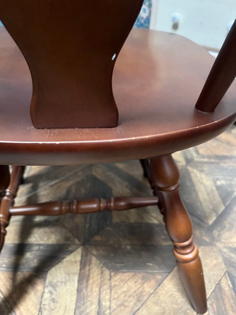 かめちゃん＊ダイニングチェア 回転椅子 ウィンザーチェア インテリア