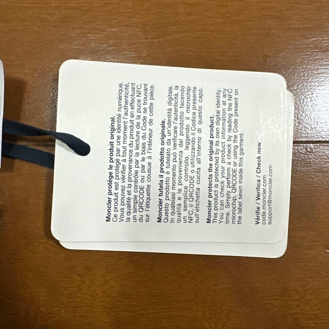 茶*ー様 MONCLER チェック柄マフラー