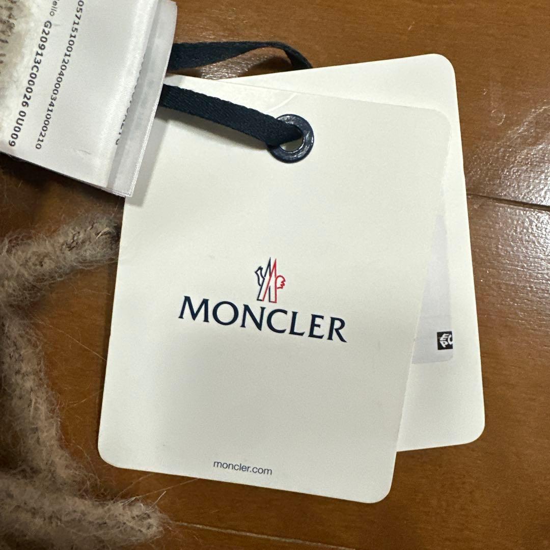 茶*ー様 MONCLER チェック柄マフラー