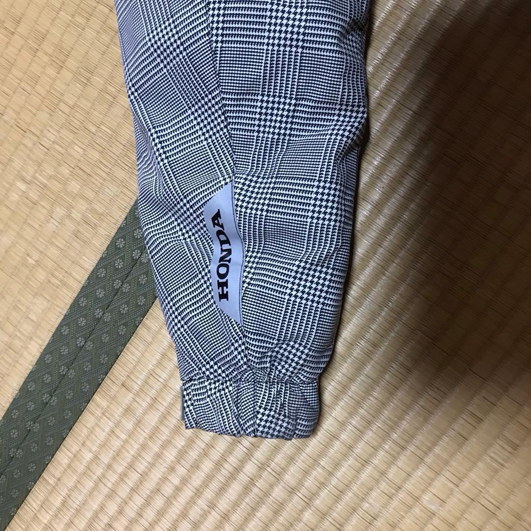 ホンダ チェック柄ジャケット ダウンライナー付き