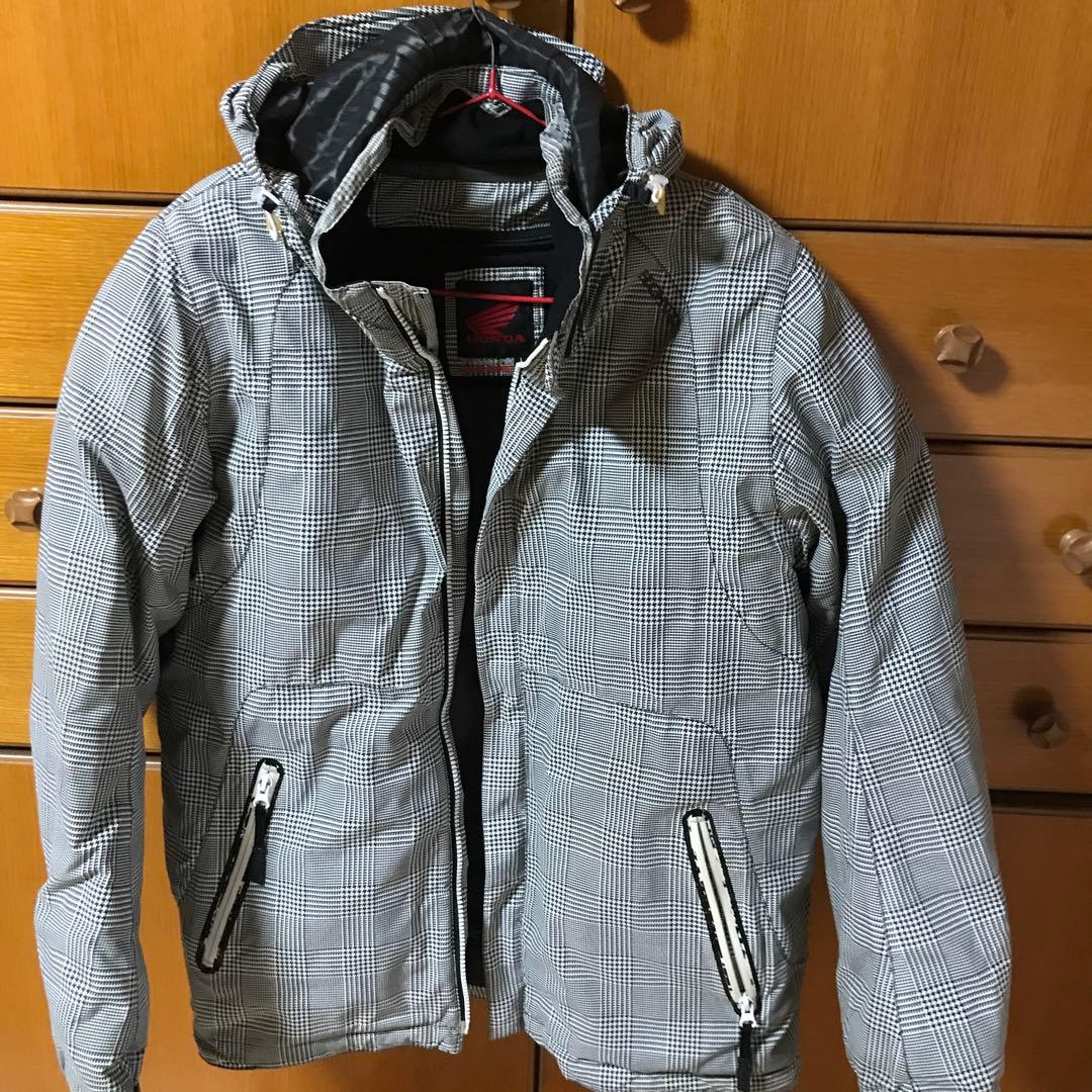 ホンダ チェック柄ジャケット ダウンライナー付き