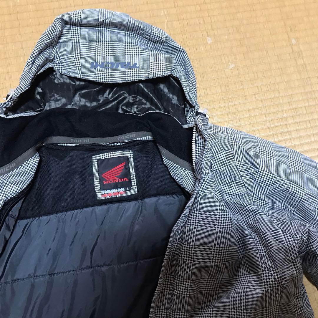 ホンダ チェック柄ジャケット ダウンライナー付き