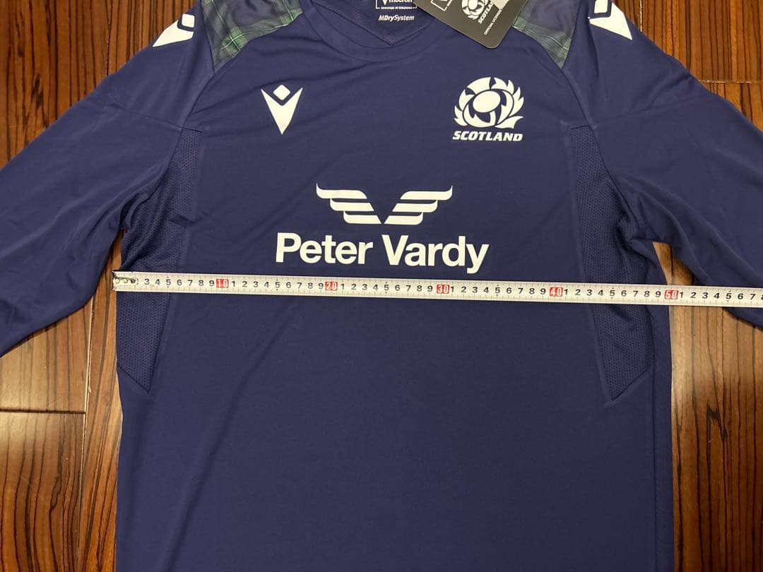 【新品未使用】ラグビー　スコットランド代表　長袖トレーニングシャツ　L