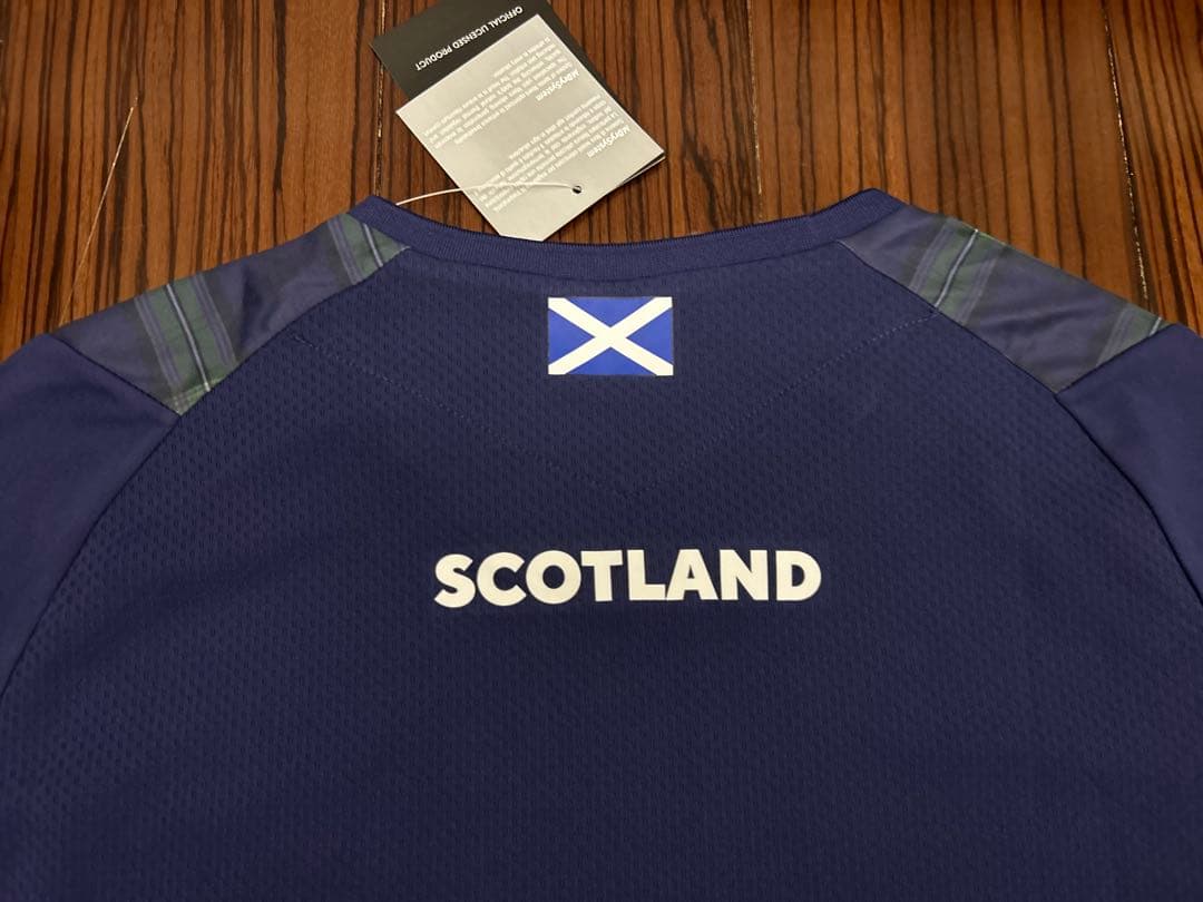 【新品未使用】ラグビー　スコットランド代表　長袖トレーニングシャツ　L