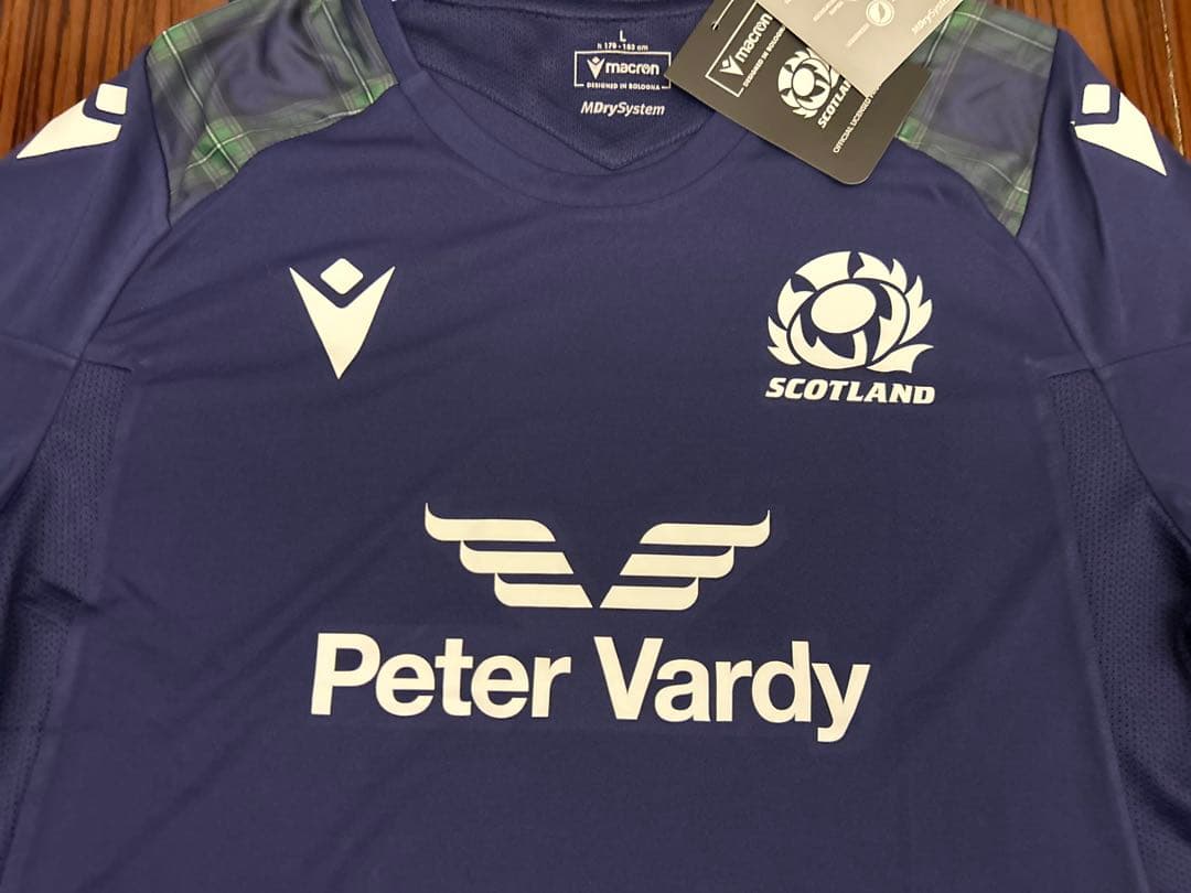 【新品未使用】ラグビー　スコットランド代表　長袖トレーニングシャツ　L