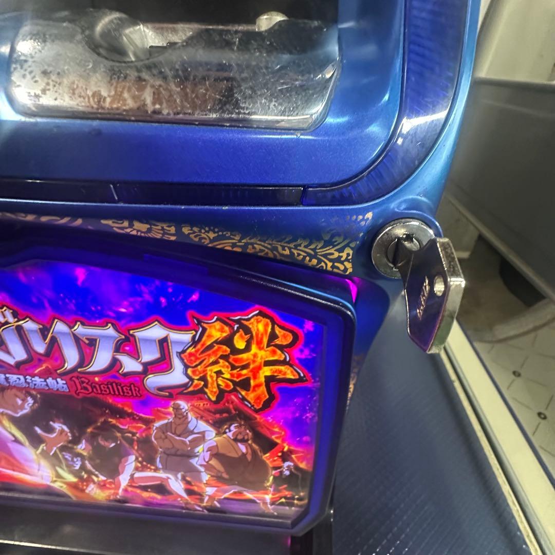 送料込み　パチスロ実機　バジリスク絆　MK エレコ　家庭用電源　不要機付き