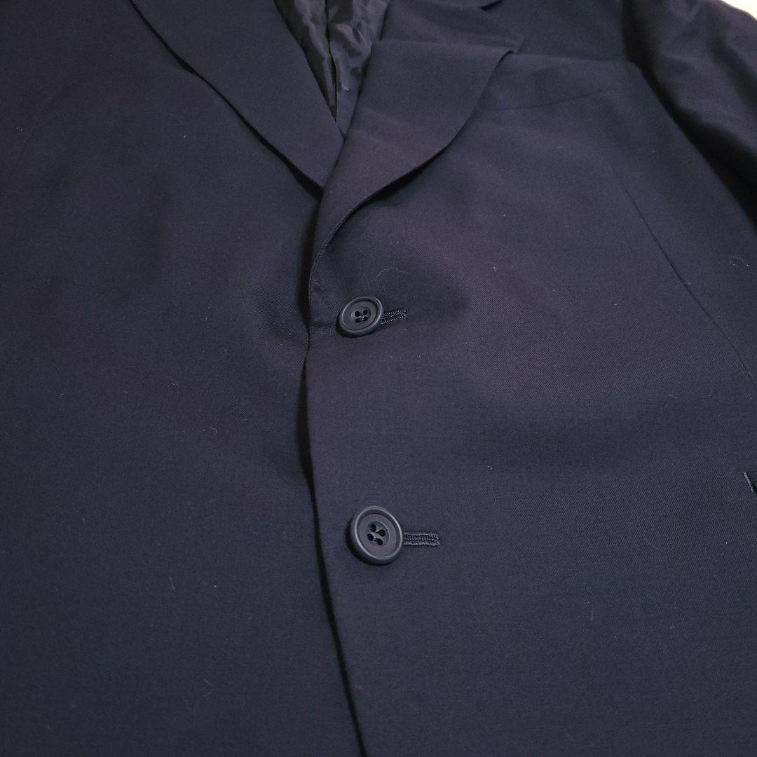 英國屋 Reid&Taylor 3ピース スーツ 紺 シルク裏地 高級 訳あり