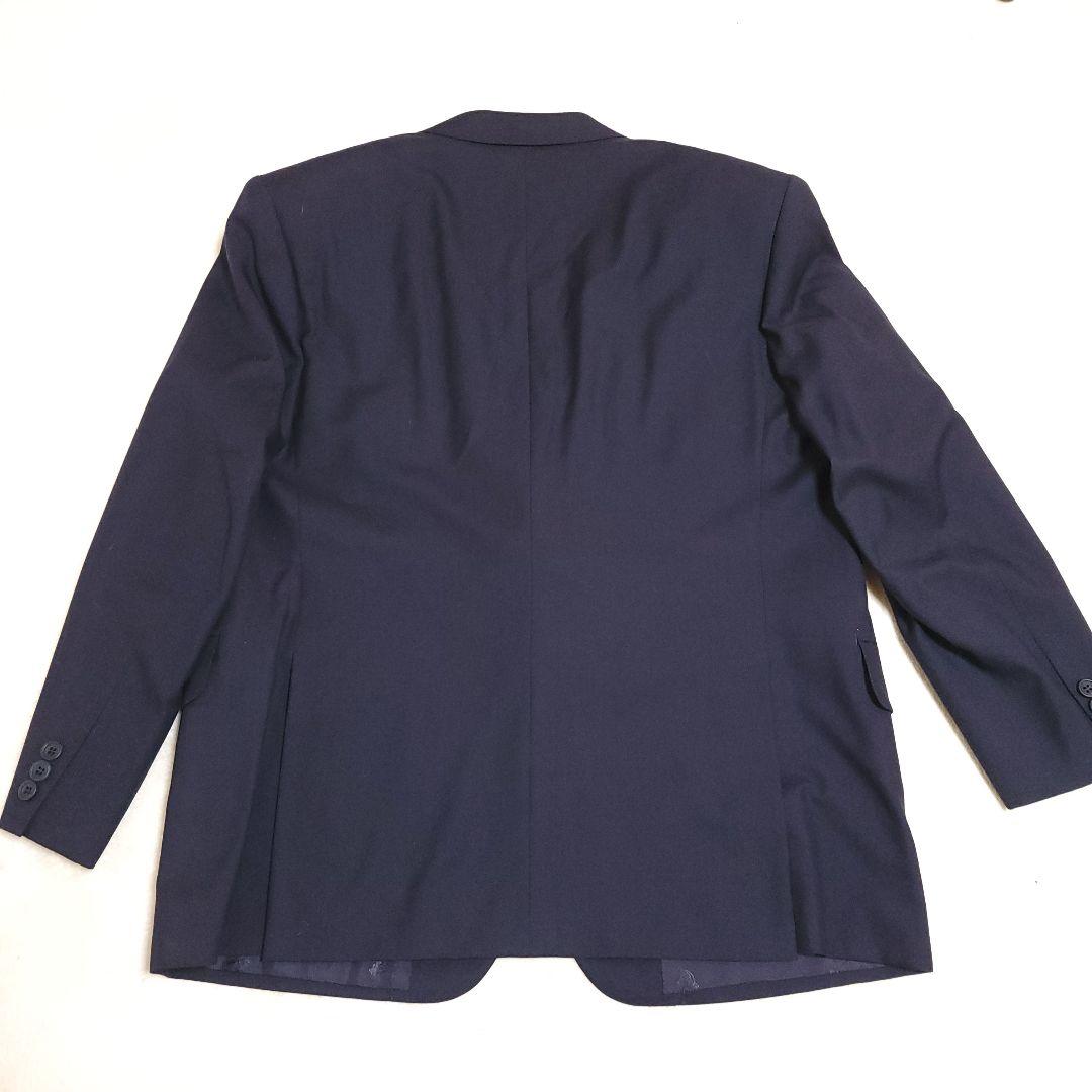 英國屋 Reid&Taylor 3ピース スーツ 紺 シルク裏地 高級 訳あり