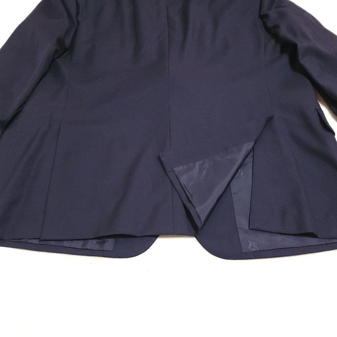 英國屋 Reid&Taylor 3ピース スーツ 紺 シルク裏地 高級 訳あり