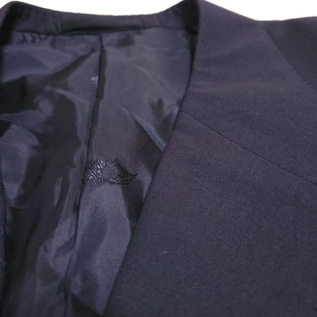 英國屋 Reid&Taylor 3ピース スーツ 紺 シルク裏地 高級 訳あり