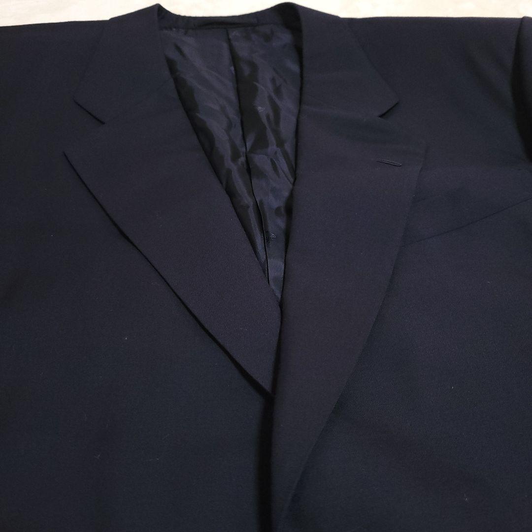 英國屋 Reid&Taylor 3ピース スーツ 紺 シルク裏地 高級 訳あり