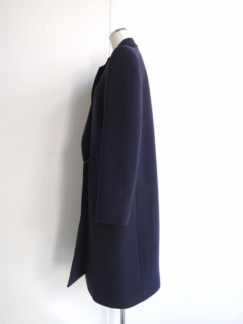 【美品】CINOH チノ　チェスターコート　ネイビー　38