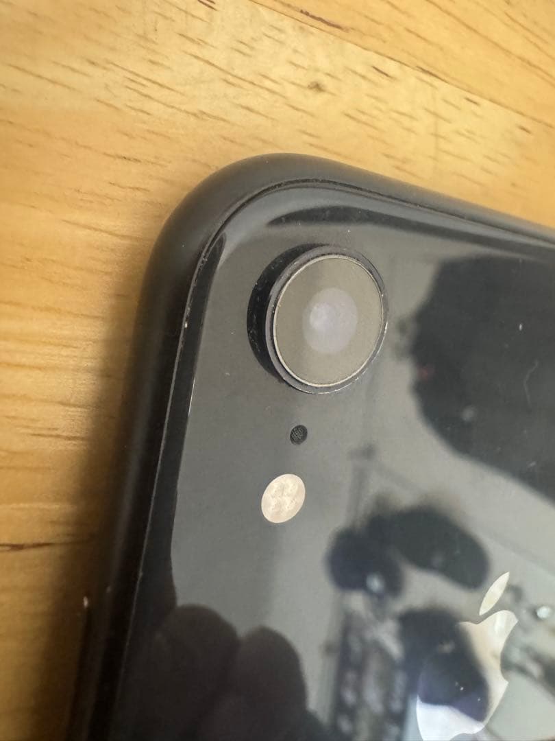 iPhone XR 128GB ブラック ※画面焼けあり／非純正バッテリー