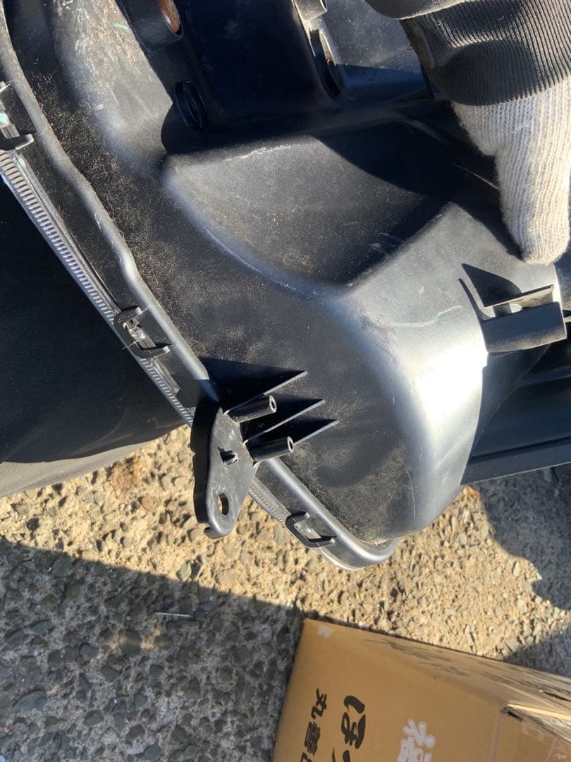 ステー損傷　エブリィ バン DA17V 純正 ハロゲン 左 ヘッドライト