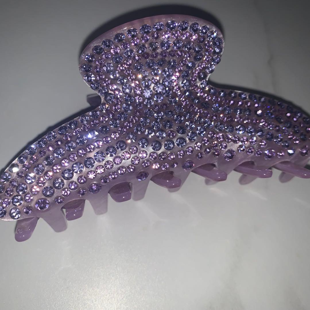 美品　PICKY THE SHOP ラインストーン　ヘアクリップ　SHIMA