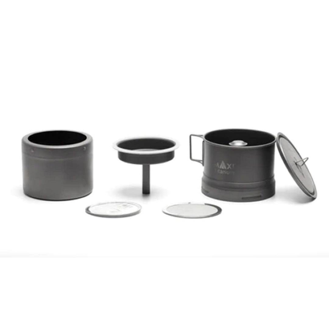 新品 MAXI マキシ チタンコーヒーメーカー 400ml