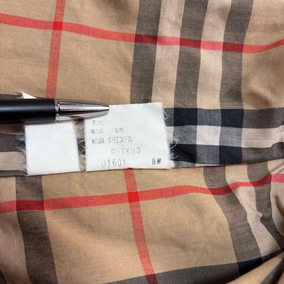 【人気】Burberrys トレンチコート ノバチェック M相当 ベルト付き