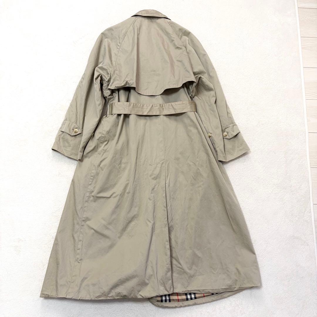 【人気】Burberrys トレンチコート ノバチェック M相当 ベルト付き