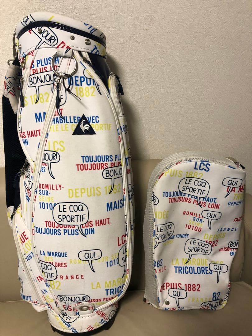 【送料込み】希少　廃盤品　ルコックスポルティフ　キャディバッグ　ゴルフバッグ