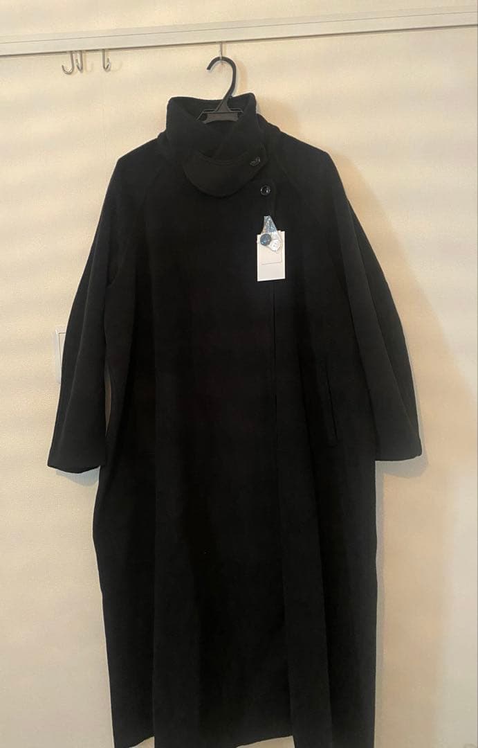 mayu - スタンドカラーコクーンスリーブロングコート