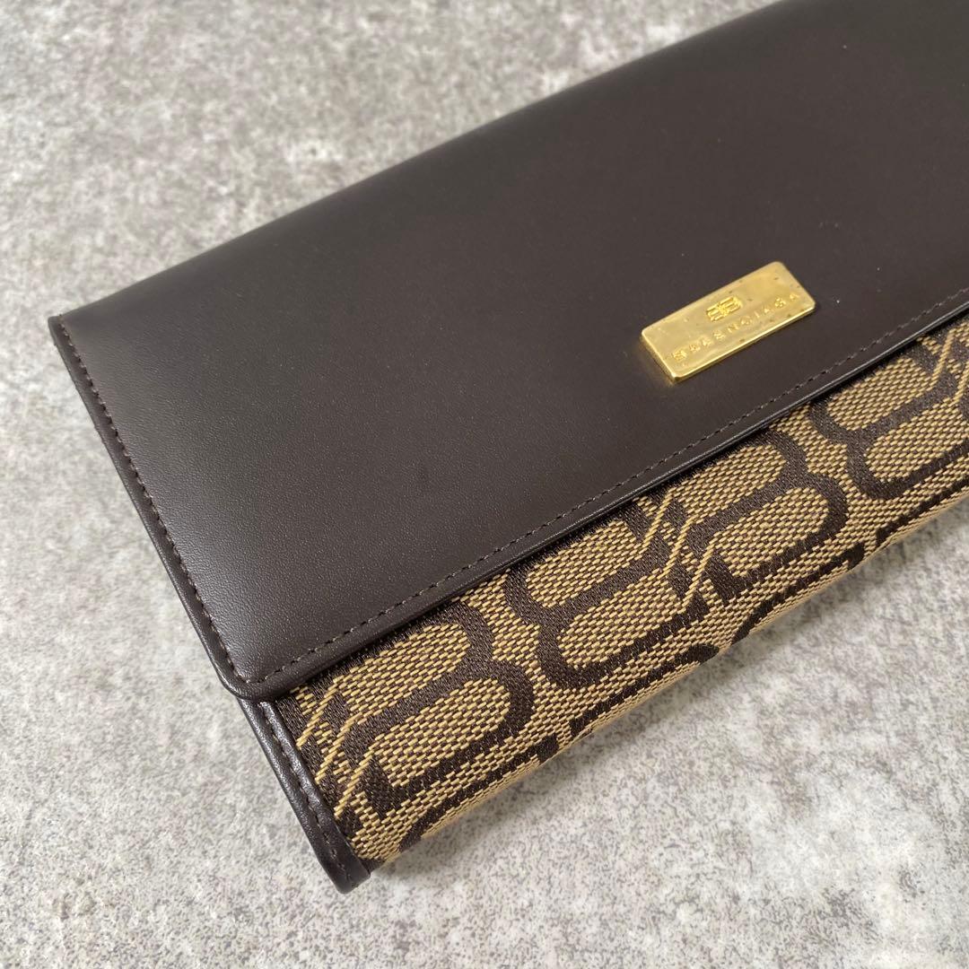 新品未使用　バレンシアガ　長財布　BBロゴ　モノグラム　キャンバス　レザー