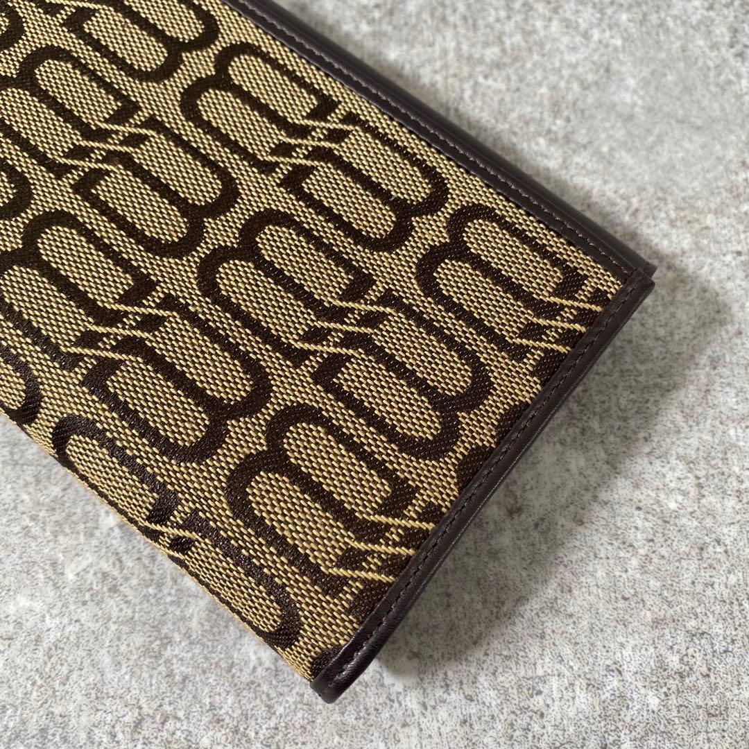 新品未使用　バレンシアガ　長財布　BBロゴ　モノグラム　キャンバス　レザー