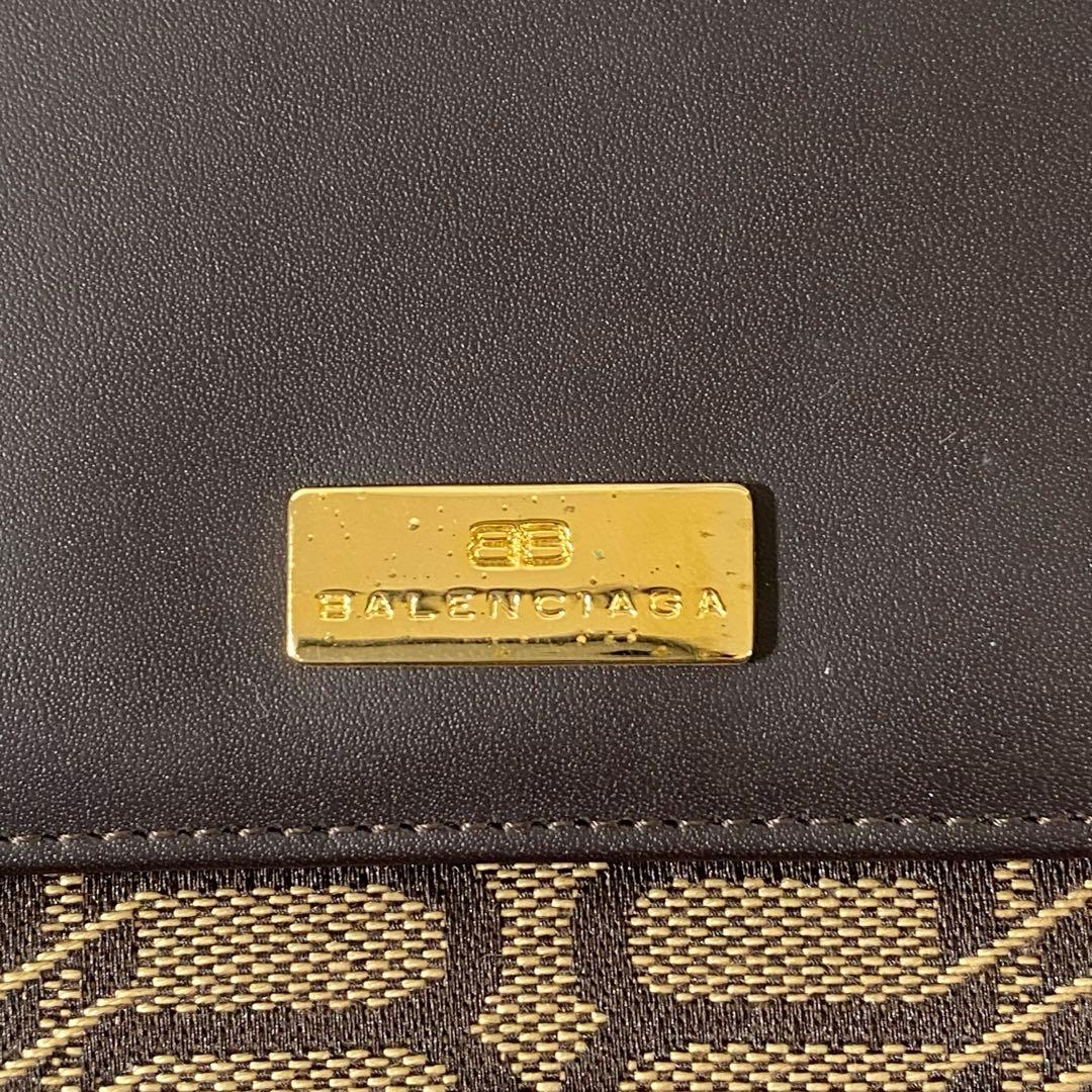 新品未使用　バレンシアガ　長財布　BBロゴ　モノグラム　キャンバス　レザー