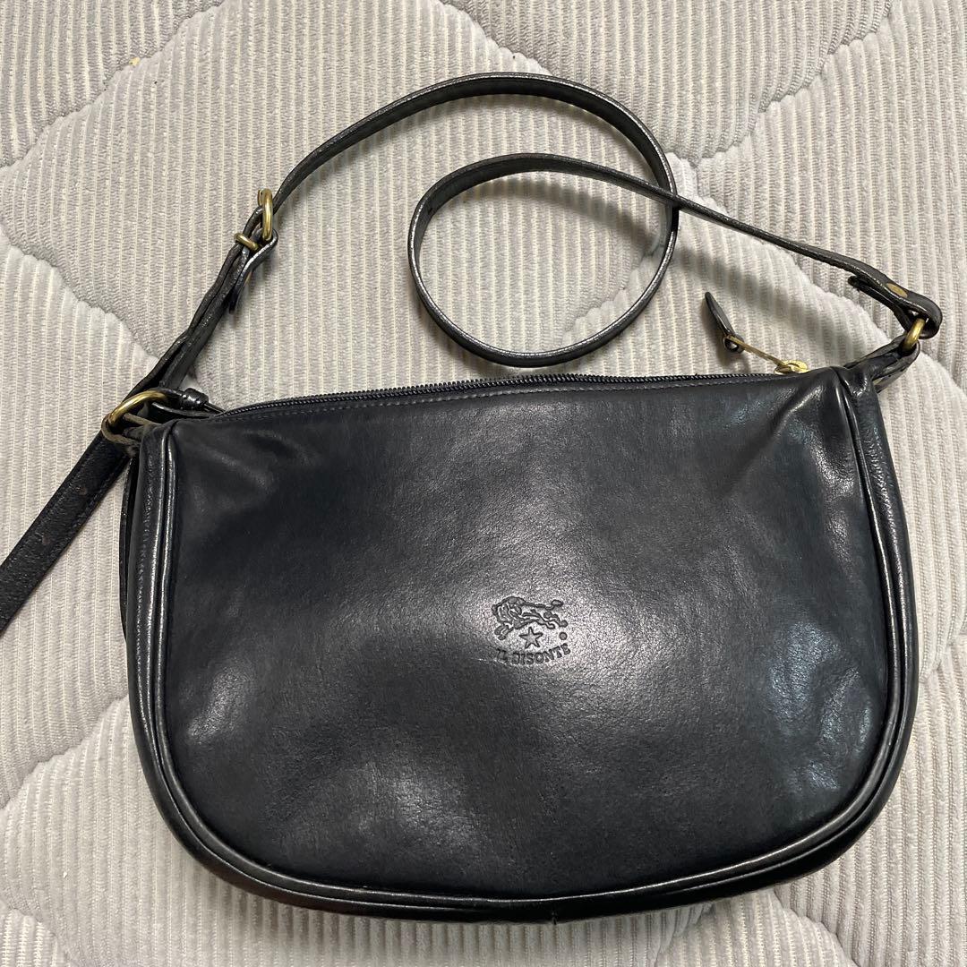イルビゾンテ IL BISONTE ショルダーバックハーフムーン クロスボディ