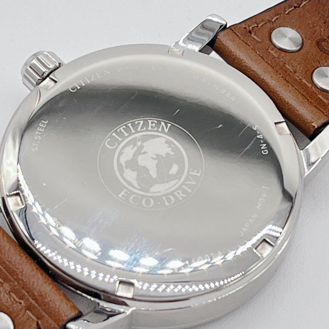 限定品 シチズン エコドライブ GN-4-S レザーバンド