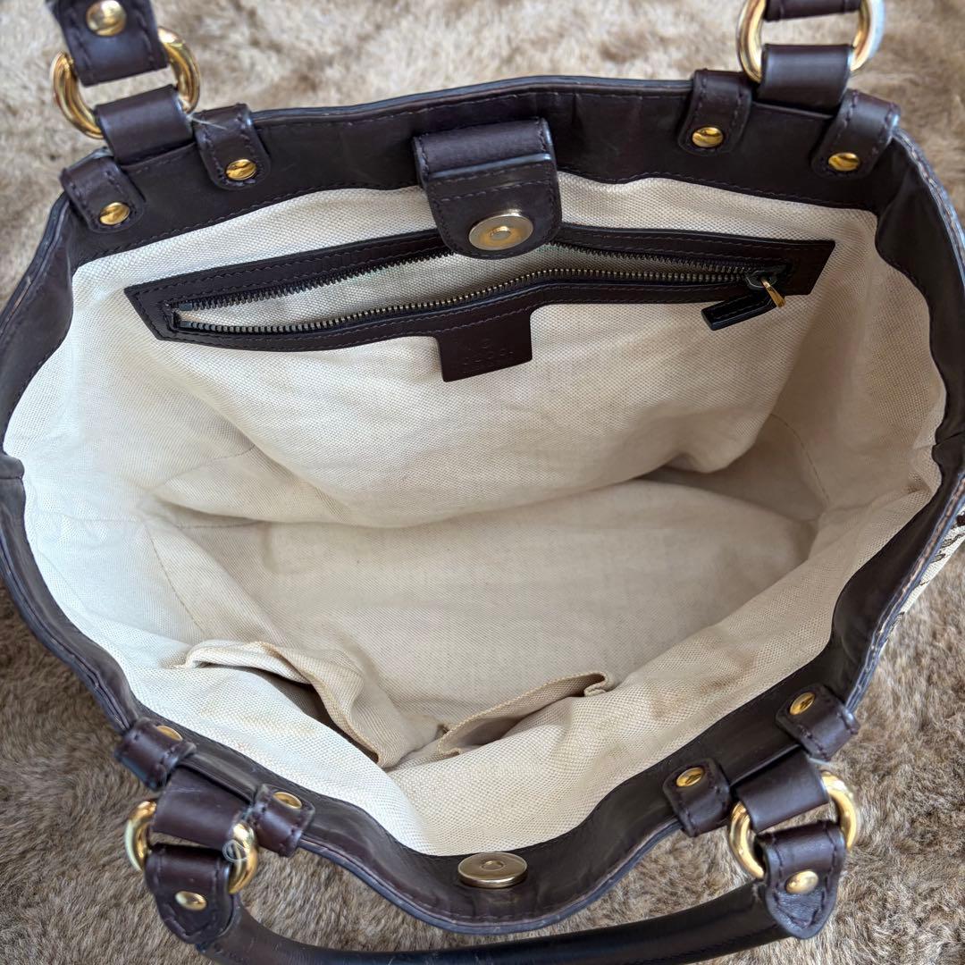 Gucci GGパターン キャンバスショルダーバッグトートバッグ バック　鞄