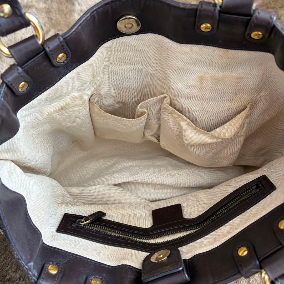 Gucci GGパターン キャンバスショルダーバッグトートバッグ バック　鞄