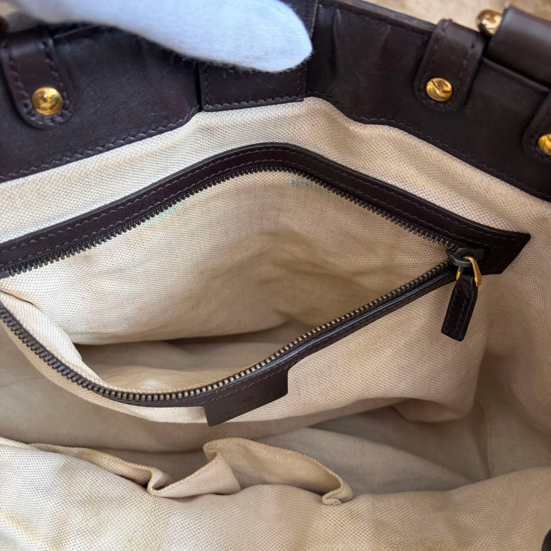 Gucci GGパターン キャンバスショルダーバッグトートバッグ バック　鞄