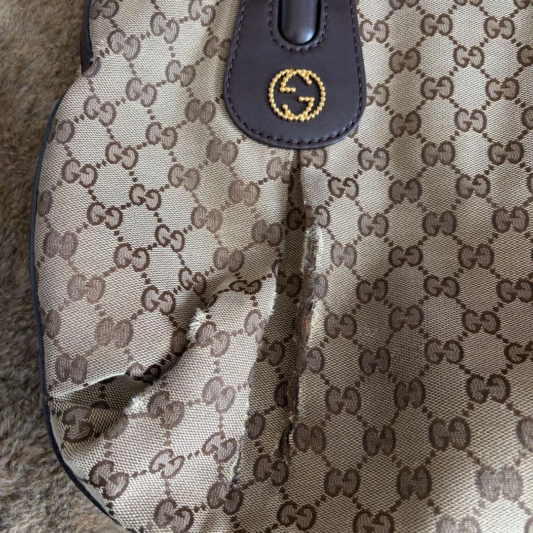 Gucci GGパターン キャンバスショルダーバッグトートバッグ バック　鞄