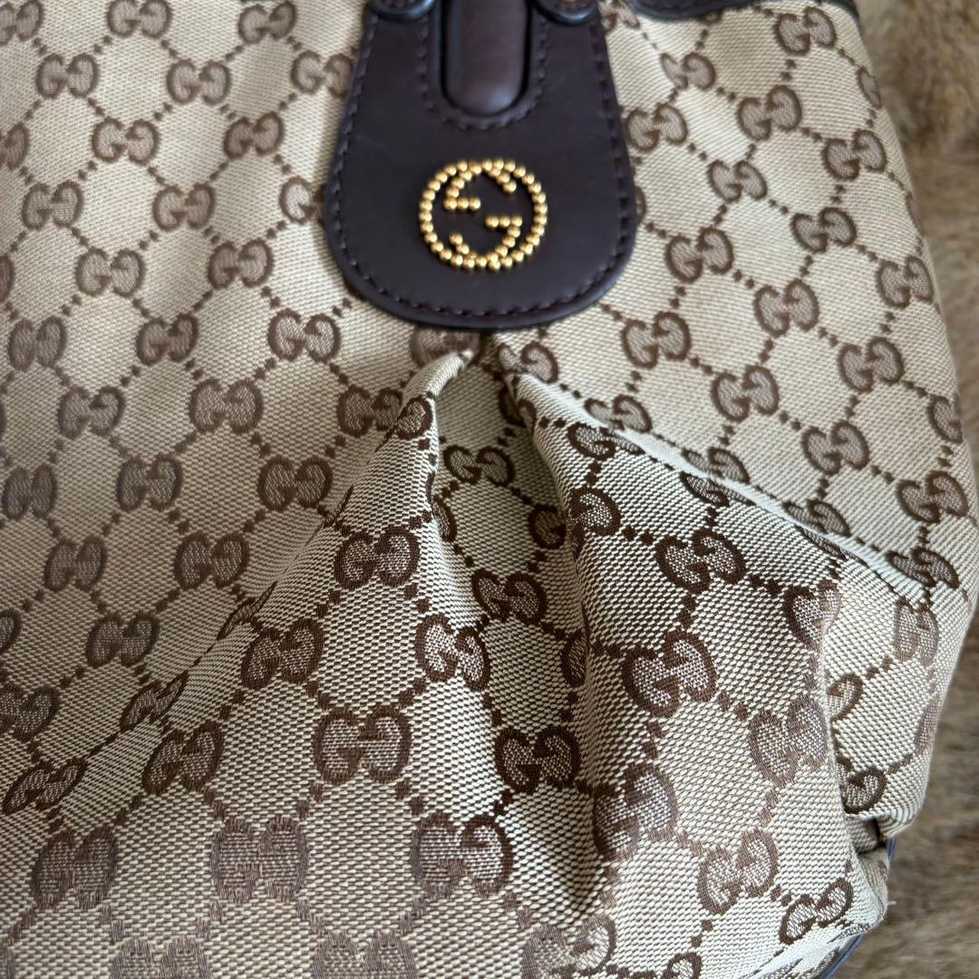 Gucci GGパターン キャンバスショルダーバッグトートバッグ バック　鞄