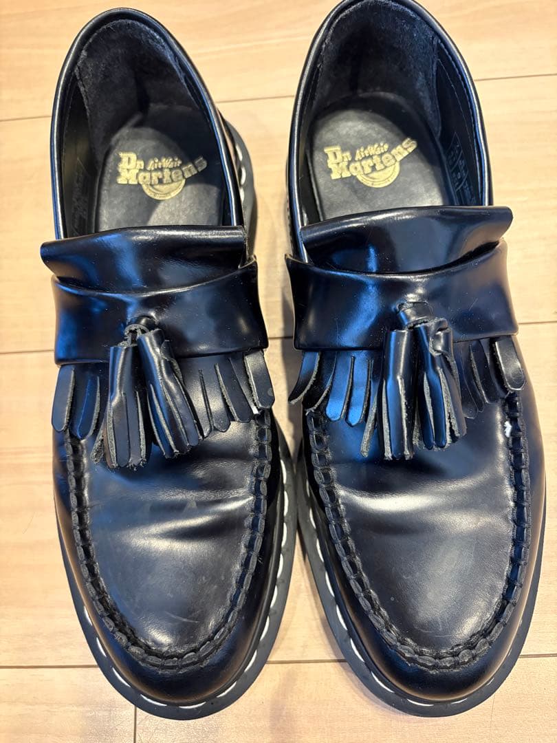 Dr. Martens エイドリアン ブラック ローファー UK7