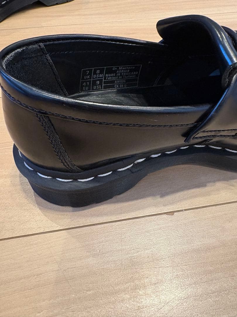 Dr. Martens エイドリアン ブラック ローファー UK7