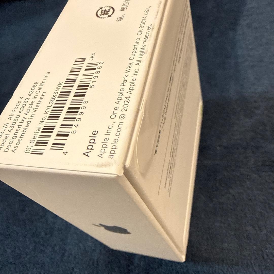 【新品未開封】AirPods 4 本体 USB-C充電ケース対応