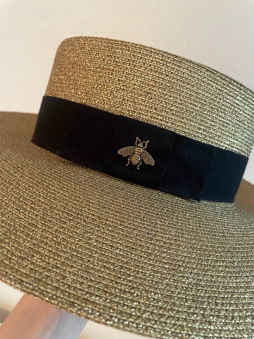 新品未使用☆グッチ☆カンカン帽☆麦わら帽子