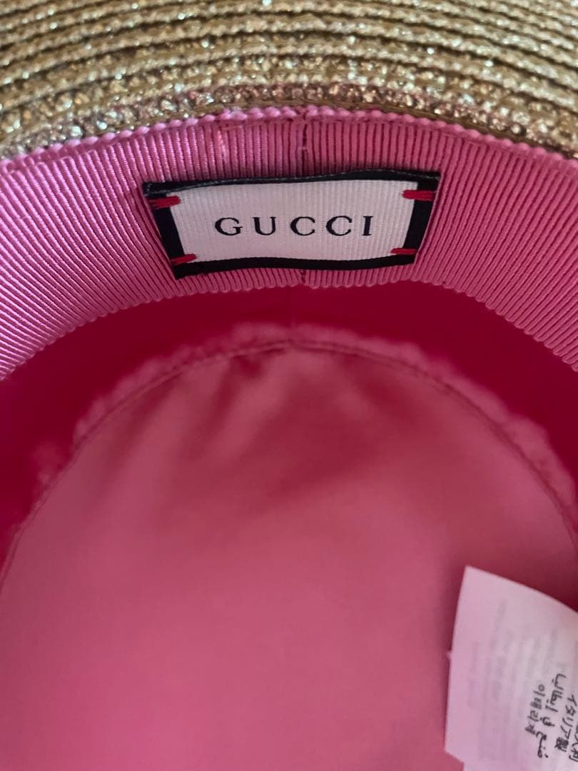 新品未使用☆グッチ☆カンカン帽☆麦わら帽子