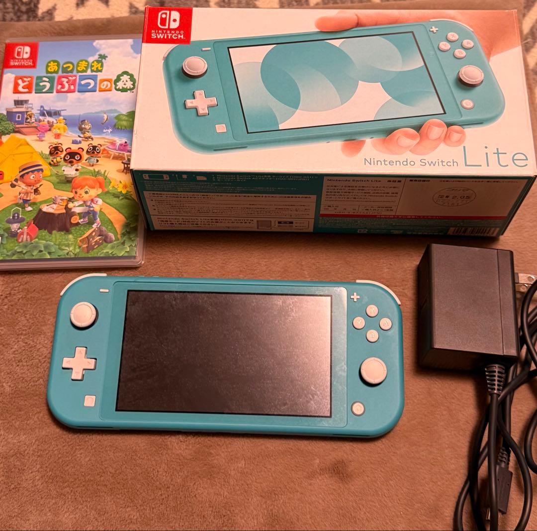 Nintendo Switch Lite ターコイズ 本体 + どうぶつの森