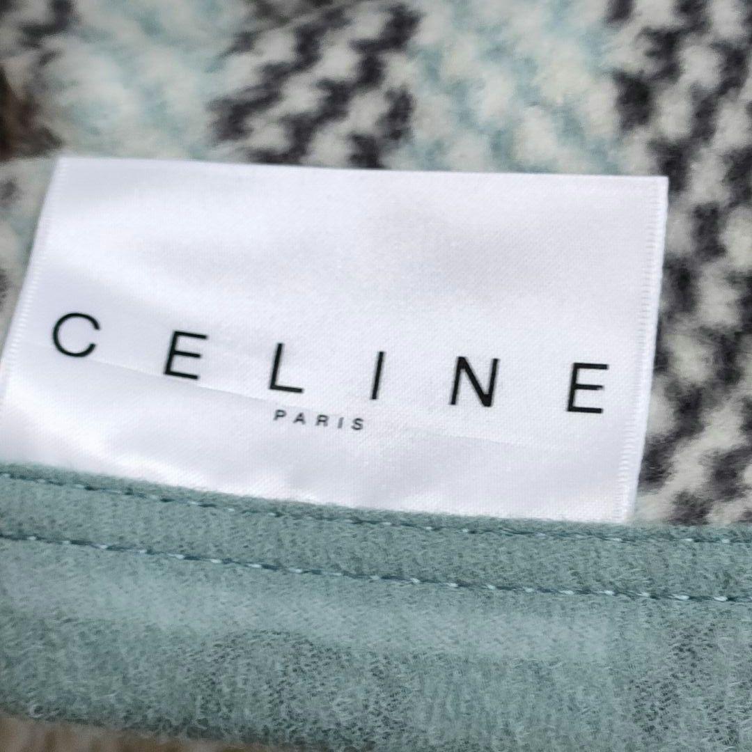 ✨新品未使用✨CELINE/セリーヌ　シルク混綿毛布　マカダム柄