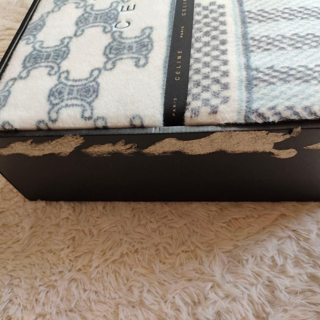 ✨新品未使用✨CELINE/セリーヌ　シルク混綿毛布　マカダム柄